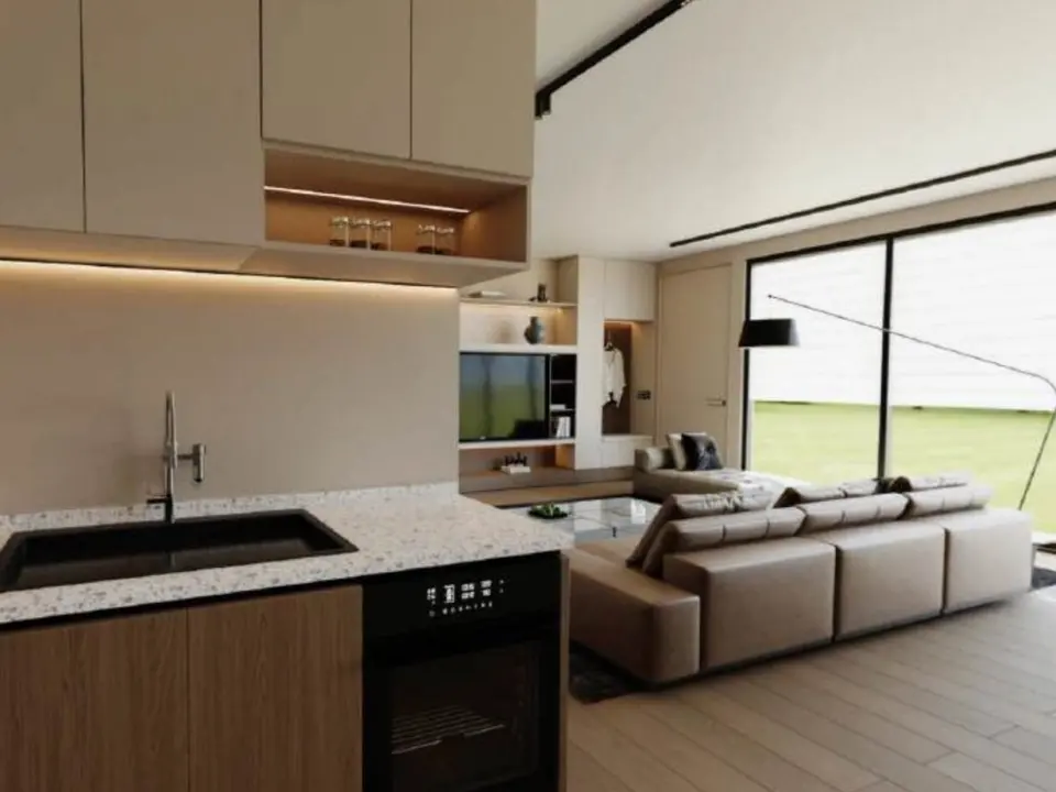 A3 Apple Cabin interior