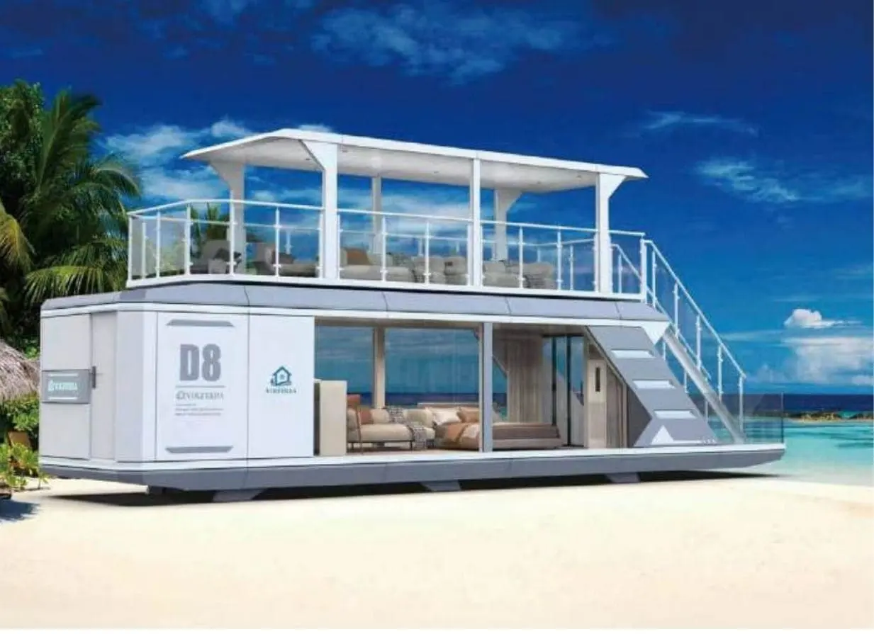 D8 two storey capsule house exterior